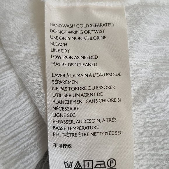 Free People Mirabella Embroidered Top Sz XS Cream Multicolor Crop SS NWT $128 - Picture 11 of 12